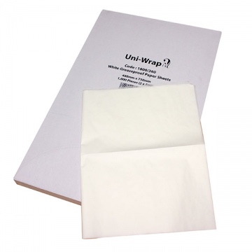 Emperor Greaseproof Paper Sheets - 35gsm - 480mm x 750mm