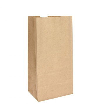 SOS Brown Block Bottom Paper Bags No 8 Heavy Duty - 155(W) x 315(H) x 102(G) mm