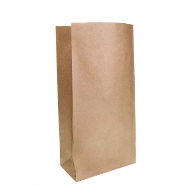 Brown Block Bottom Paper Bag No 2 Heavy Duty - 160(W) x 350(H) x 83(G) mm