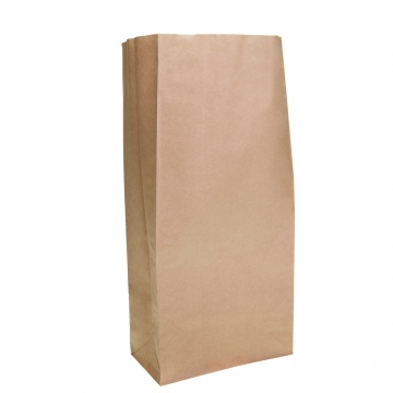 Brown Block Bottom Paper Bag No 3 Heavy Duty - 185(W) x 380(H) x 100(G) mm