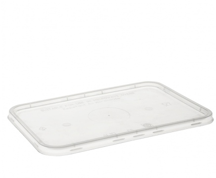 Emperor Polypropylene Rectangle Lid to suit 500ml to 1000ml
