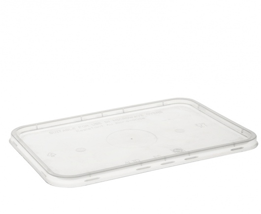 Polypropylene Rectangle Lid to suit 500ml to 1000ml
